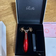 MTG ReFa RHYTHM Face dedicated beauty Roller pearl red