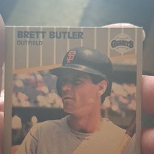 Fleer 1989 Brett Butler #324 San Francisco Giants Baseball Card
