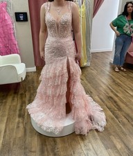 Pink sherri hill prom dress