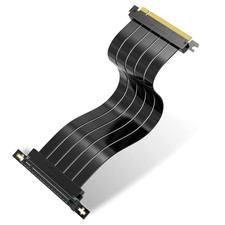 EZDIY-FAB PCIE Gen 4 16x Flexible GPU 30cm Extension Card Riser Right Angle