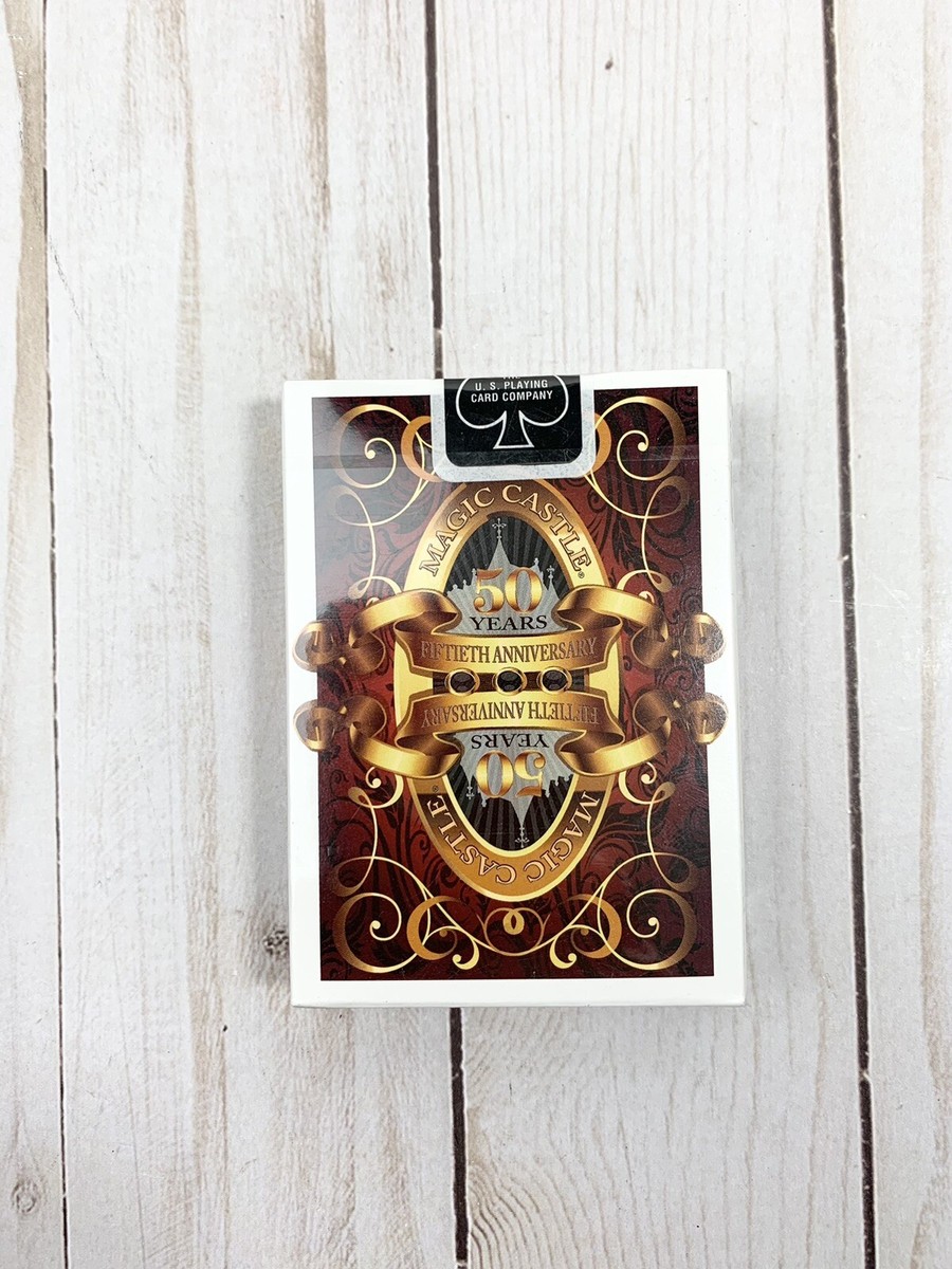【vintage】MAGIC CASTLE Souvenir Deck Magic Castle 50th Anniversary Playing Cards Limited Edition USPCC
