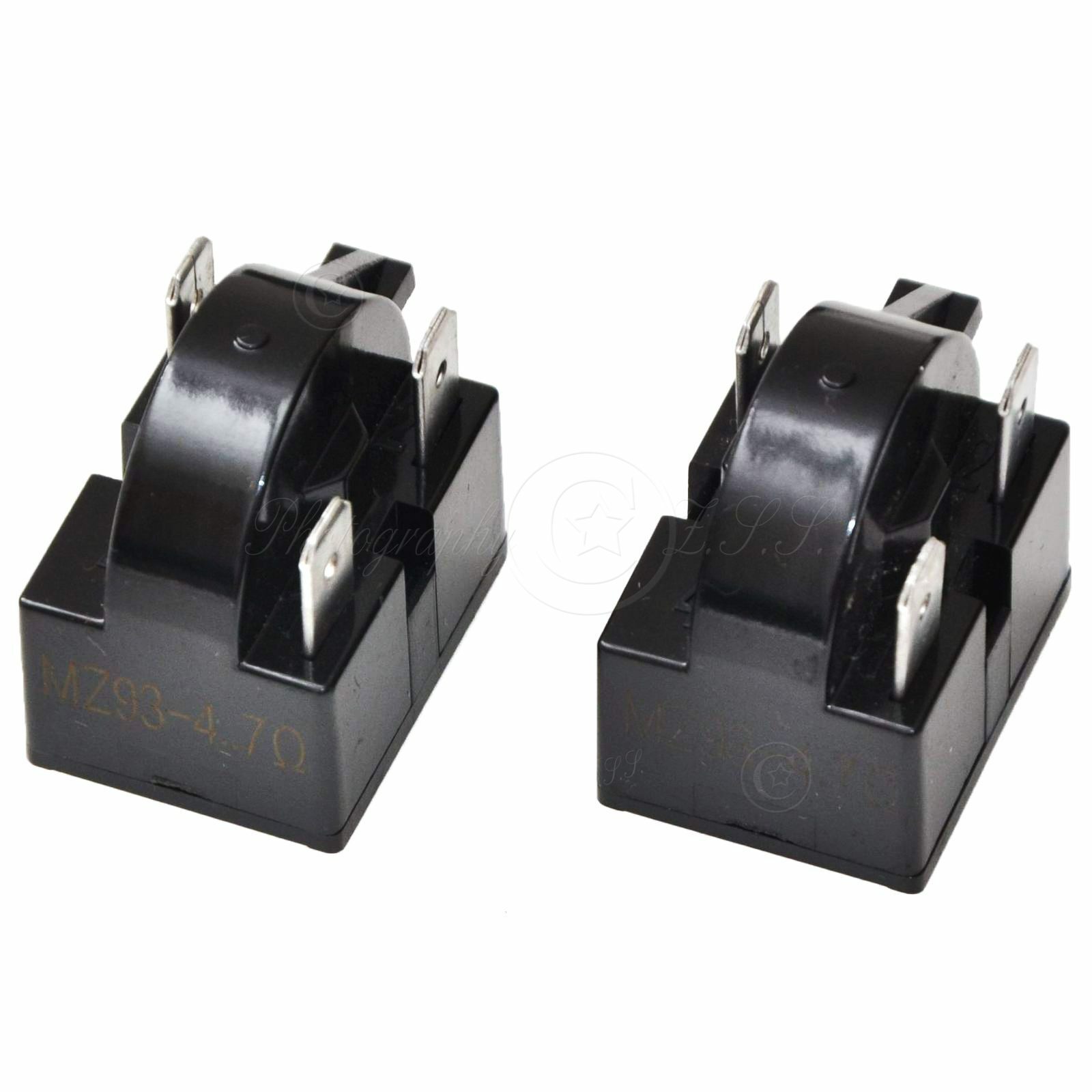 2x QP2-4R7/4.7 Refrigerator Start Relay For Danby Haier Midea Homa LG TCL -3Pins