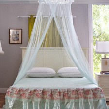 Bed Lace Mosquito Net Round Hung Net Encryption Princess Dome Mesh Canopy Modern