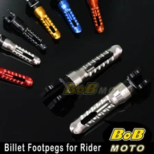 Rider Front Foot Pegs Footrests Fit Aprilia RSV 1000 R Shiver 750 900 Mana 850