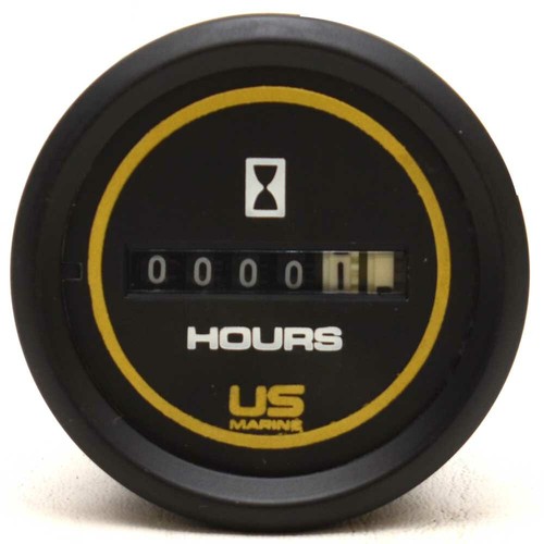 Faria Boat Hour Meter Gauge MH0067B | Bayliner US Marine 2 Inch - 第 1/2 張圖片