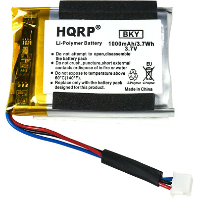 HQRP Battery for Turtle Beach Elite 800 Elite 800x Wireless Headset 3.7V 1000mAh