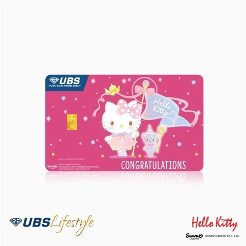 Sanrio Hello Kitty 0.1 克金条卡 24K 999.9 限量版官方 - 第 4 张/共 7 张