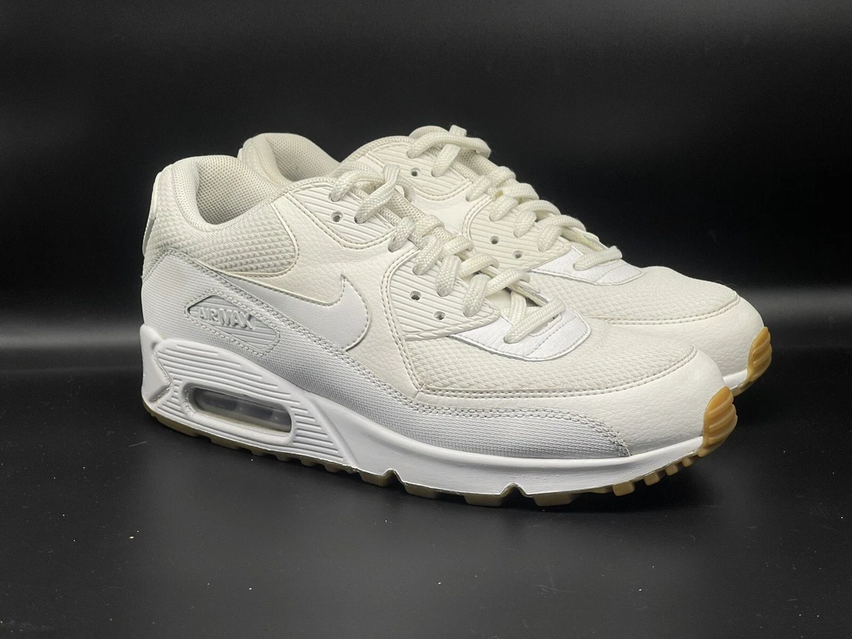 SAMPLE women air max 90 white gum bottom size 7w