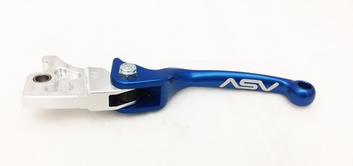 ASV F3 Front Brake Clutch Perch Levers Pair Pack Set Blue Yamaha Banshee 350 - Picture 5 of 5