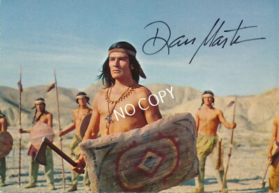 Original Autogramm Autograph Dan Martin - Karl May Lederstrumpf D1.4