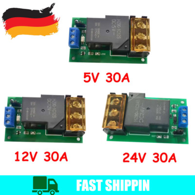 30A Relay Module Optocoupler Isolation High And Low Level Trigger Single Power