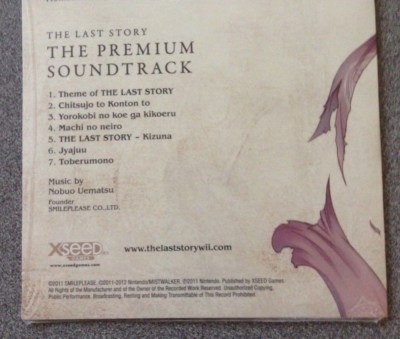 THE LAST STORY Original Soundtrack THE LAST STORY Original