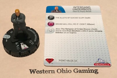 Heroclix Intergang Underboss #004 USED DC Superman Flashpoint Single Figure