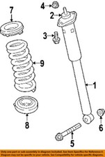 CHRYSLER OEM 08-10 300 Rear Suspension Shocks Components-Shock 4895716AA