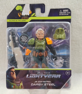 Disney PIXAR Lightyear Jr. Zap Patrol Darby Steel Mattel Action Figure Toy NEW