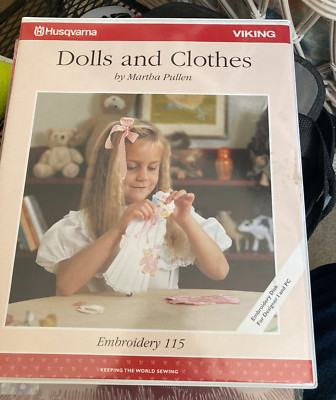 Dolls & Clothes Embroidery Designs Disk #115 for Husqvarna Viking Designer 1