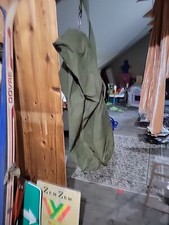 vintage green military bag Vietnam name