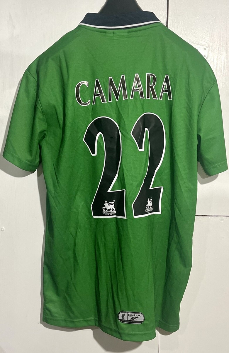 Liverpool Green 1999 / 2000 Away Shirt - Reebok Carlsberg 42/44
