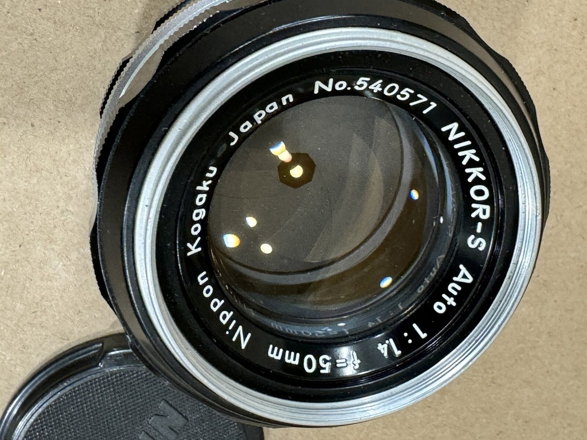 Nikon Nikkor-S Auto 50mm f/1.4 non Ai MF Lens for F F2 w/Hood | eBay