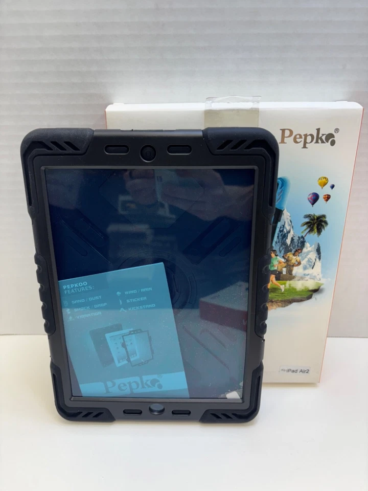 Pepkoo Spider Case For iPad Air 2,Shock Proof Case With Back Support - Image 3 of 4