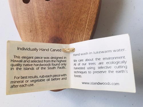 Hardwoods of South Pacific Pineapple Salad Hands Carved Hawaii Hand Made - Picture 4 of 4