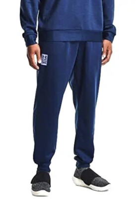 Under Armour Men's Recover Academy Blue Heather Jogger Sweatpants