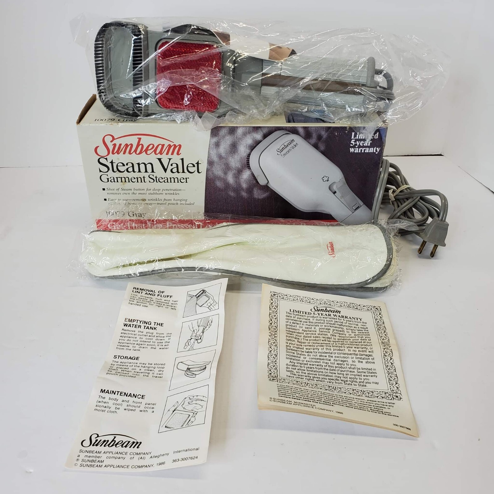 sunbeam steam valet manual
