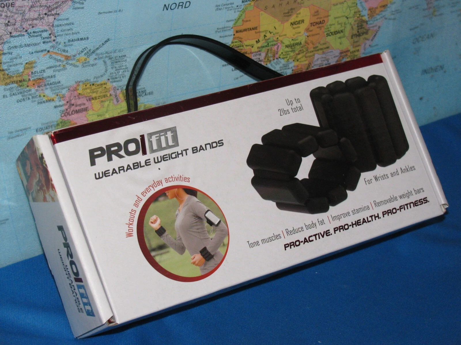 PRO FIT WEARABLE WEIGHT BANDS ADJUSTABLE FOR WRISTS & ANKLES 2PC SET *BRAND NEW*