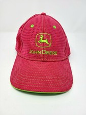 John Deere Cary Francis Group Baseball Hat Pink Mesh Adjustable