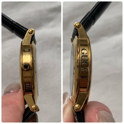 USED Excellent] GUCCI 7200M White Roman Dial Quartz Men's Watch No