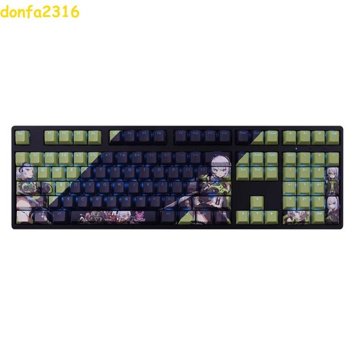 Zenless Zone Zero Anby Demara 108 PBT Keycaps For Cherry MX Mechanical Keyboard - Picture 2 of 11