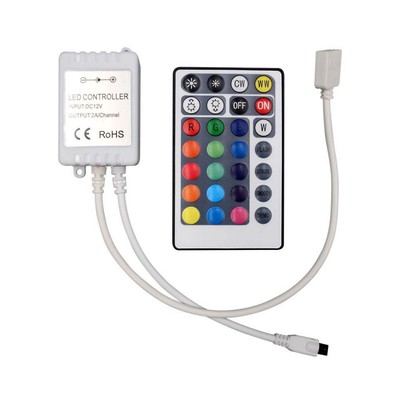 1 pz Infrared ControLED with Remote Control 3In1+RGB 28 Buttons