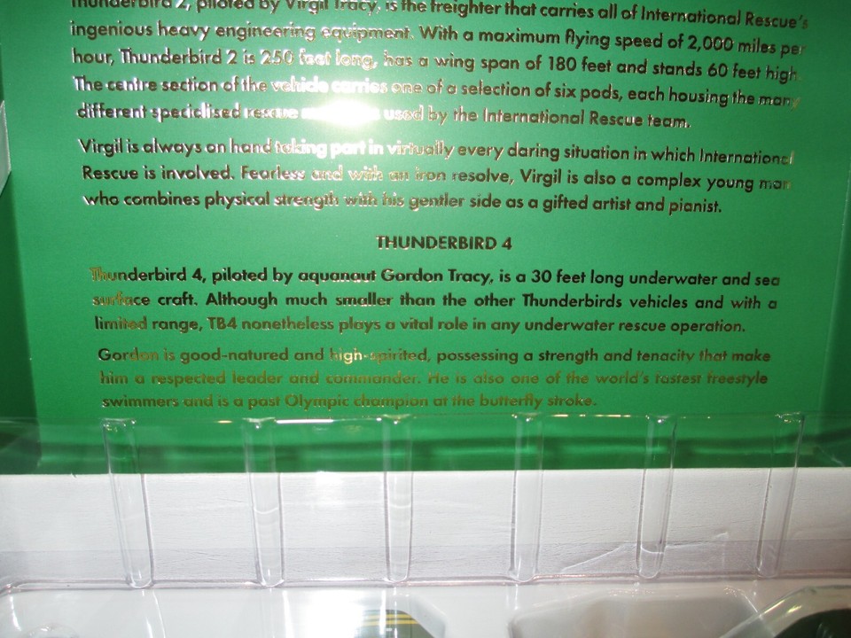 Corgi CC00803 Thunderbird 2 E 4 Modello Pressofuso - Foto 12