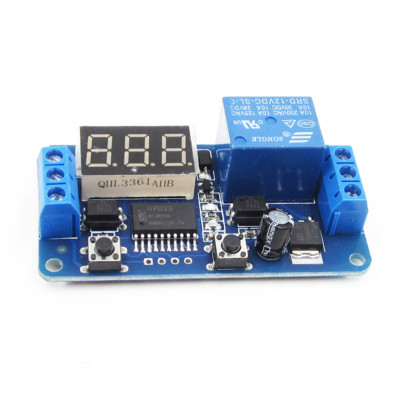 DC 12V Digital Delay Timer Control Switch Modul LED Anzeige PLC Automation AHS