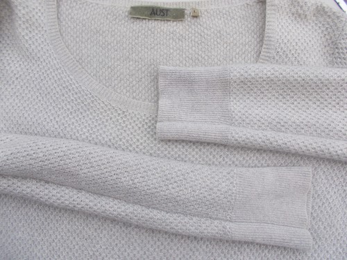 Cashmere Pullover von Aust,Gr.L,silber-grau,85 % Kaschmir,15 % Lurex - Bild 3 von 8