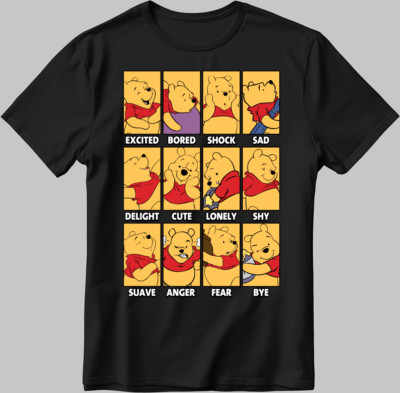 Ferkel Disney Moods kurzärmeliges T-Shirt mit B Männer/Frauen C548