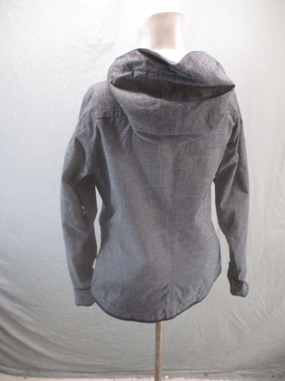 burton dryride full zip hood powder skirt snowboard jacket