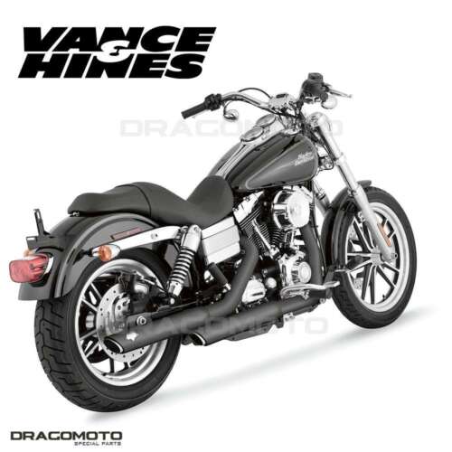 Harley FXDL 1340 Dyna Low Rider 1993-1998 46837 Scarico Vance&Hines Twin Slas... - Imagen 1 de 3