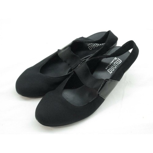 Black Slingback Pump 6W 