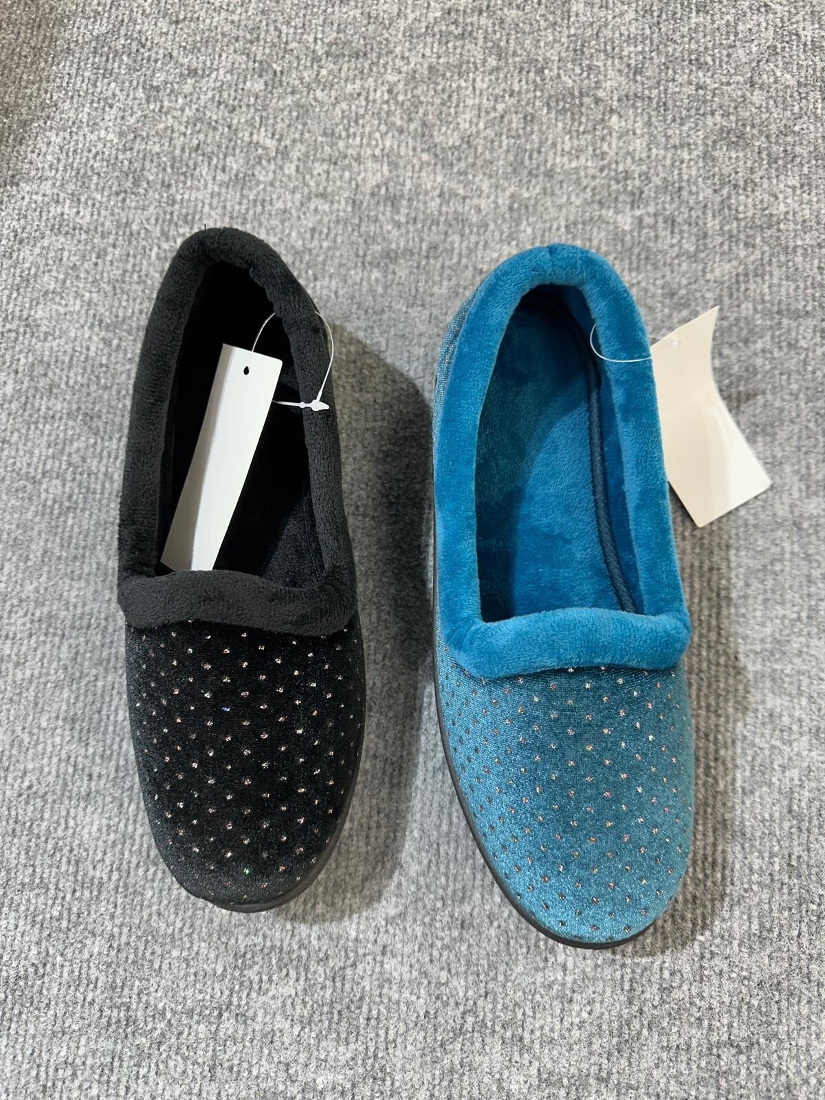 SAOLA Pantofole mocassino donna donna Dr Lightfoot larghe vestibilità memory foam suola rigida taglia