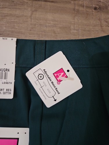 New, Hunter Green Girls Uniform Shorts, Size 6 by A+ - Picture 3 of 5