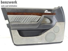 Mercedes W140 Mopf Türverkleidung Leder schwarz grau vorne links Wurzelholz ✔️