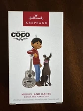 HALLMARK 2024 MIGUEL AND DANTE PIXAR COCO DISNEY ORNAMENT