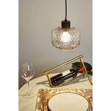 Paulmann Pendelleuchte Gleaming Smoke Rauchglas Ø18cm Pendel max 25W E27 UVP 62€