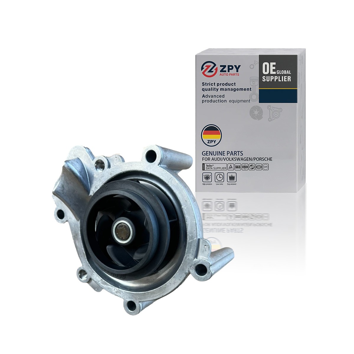 ZPY New Engine water pump FOR Audi A8 Quattro S7 RS7 S6 S8 4.0L 2013-2018