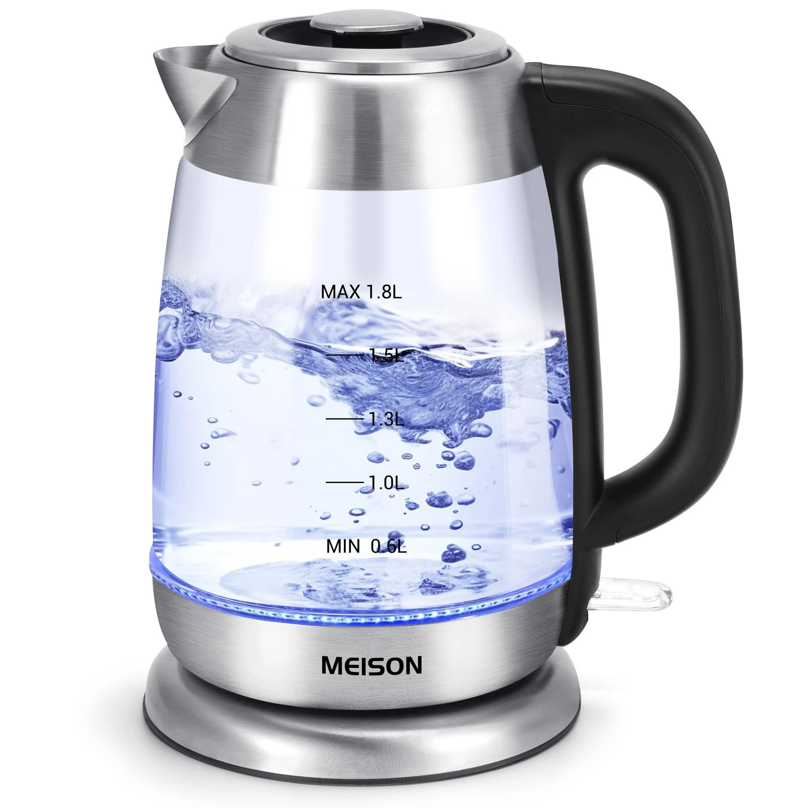 Tea Kettles Glass for Boiling Water, Speed-Boil Kettle,Hot Water Boiler Heate...