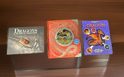 New Set Of 3 Books Re. Dragons-Dragons & Myth. Creature, Dragonology, Inside Out