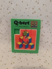 Vintage Qbert Sliding Square Puzzle Handheld Plastic American Publishing Q*bert