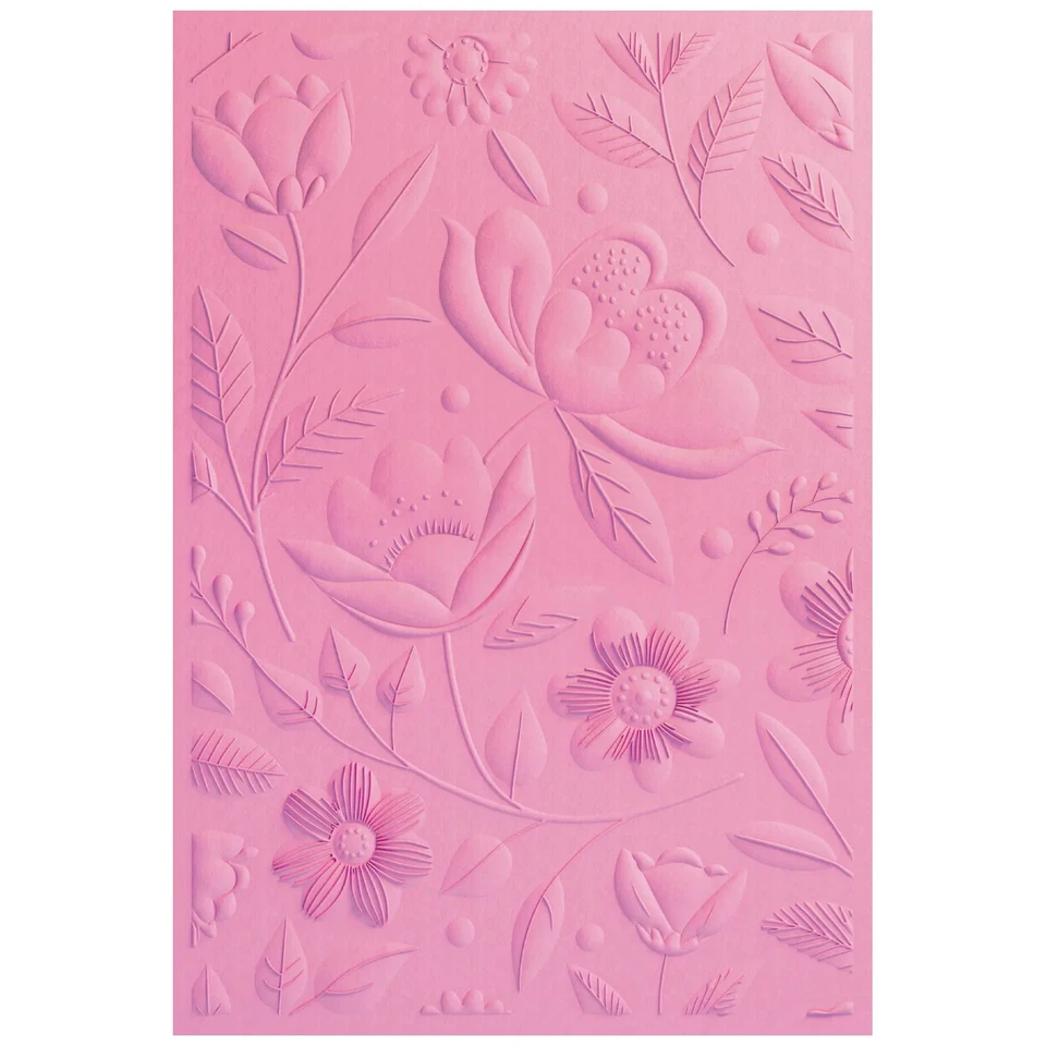 Sizzix 3D Textured Impressions Embossing Folder Happy Garden #1 by Catherine Poo - Image 3 of 4