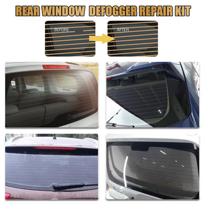 Rear Window Defogger Repair Kit Conductive Heated Grid Line Fix Set ...